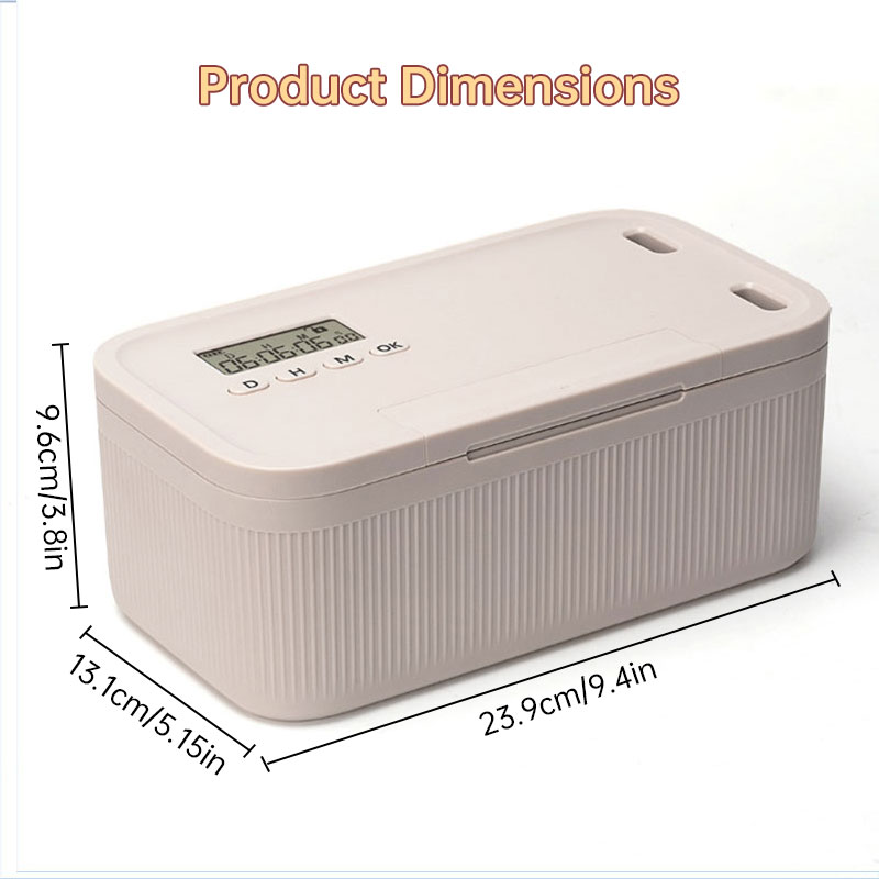 Timed Lock Safe Box: Electronic Security Storage for Personal Items ...