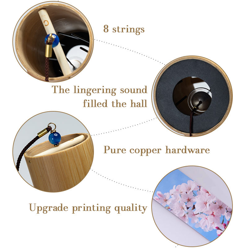 Carillon bambou accessoires inclus