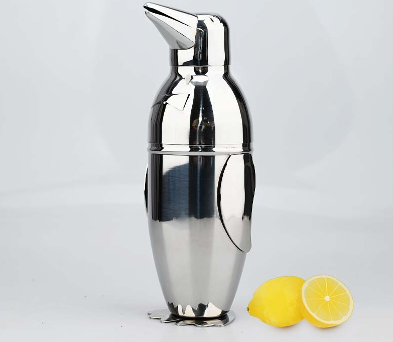 Shaker Professional Cocktail Shaker Stainless Steel Penguin Cup Cocktail Mixing Bottle