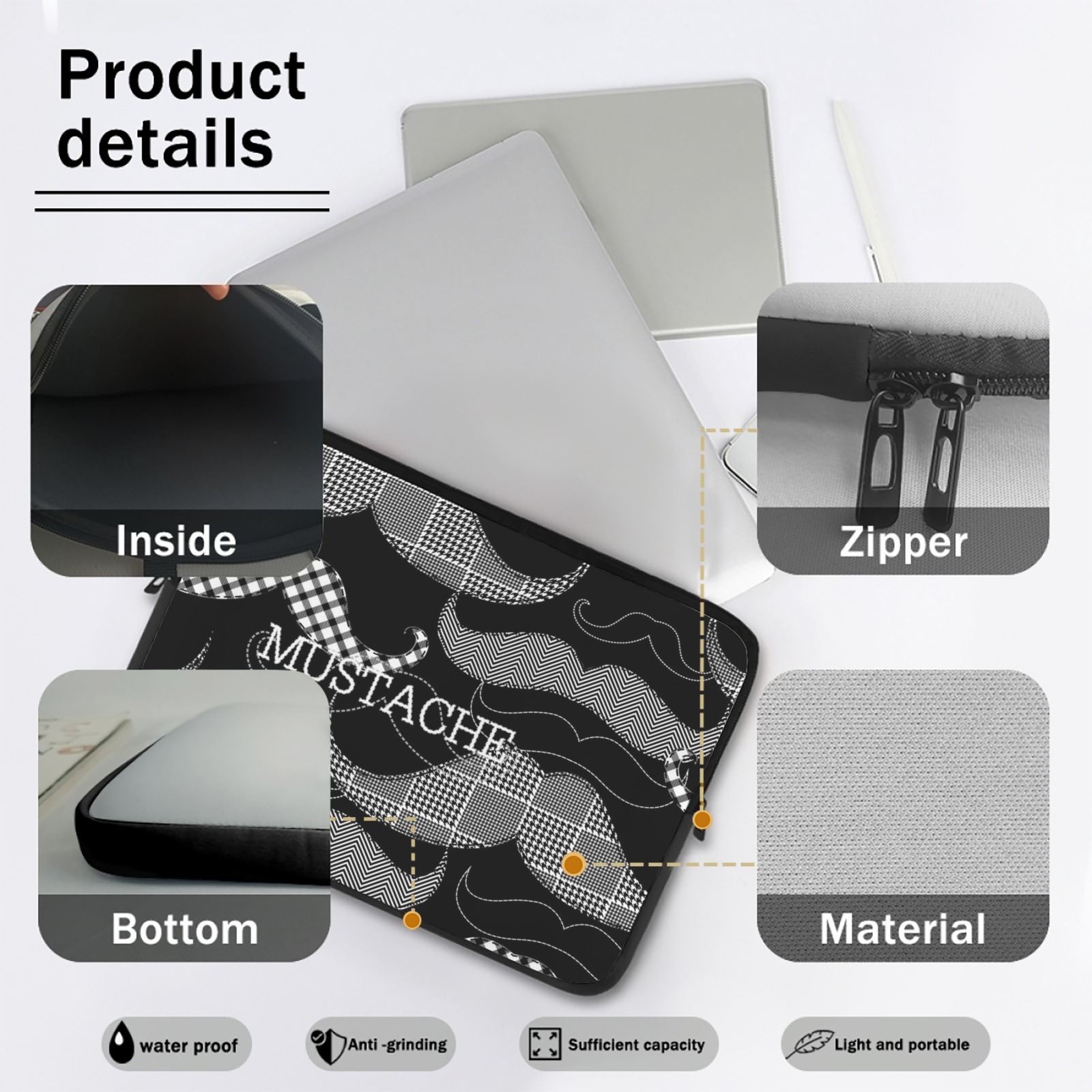 print on demand Laptop Handbags