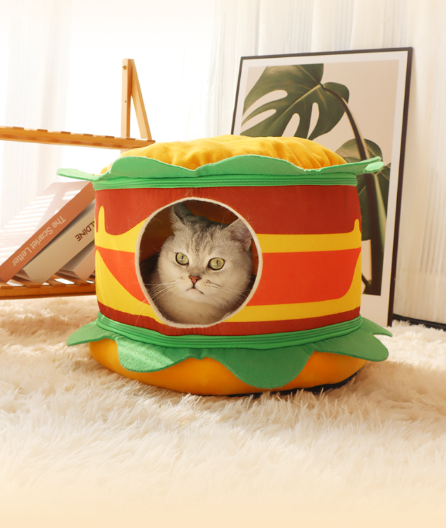 Cat Nest Cute House Four Seasons Universal Cat Villa Cat Shelter House Winter Warm Closed Dog Nest