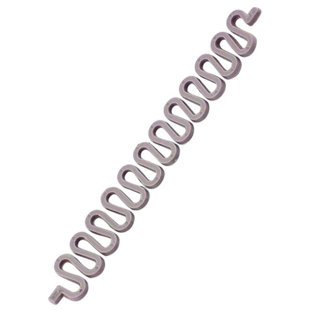 Close-up of smooth molded lavender spiral tool