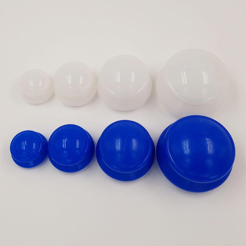 Close-up of glossy white silicone cup rim showing suction mechanism detail