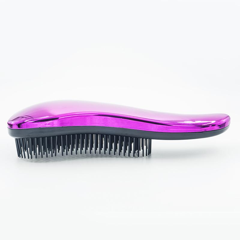 Close side view of dense black brush bristles