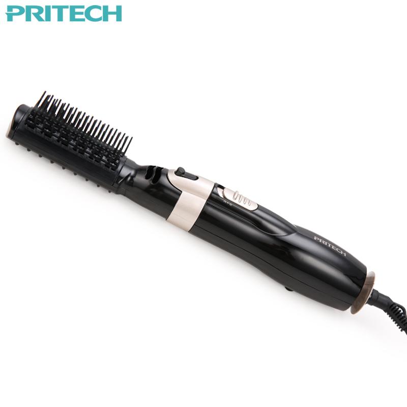 Hot air styling brush arranged for multi-function hair styling