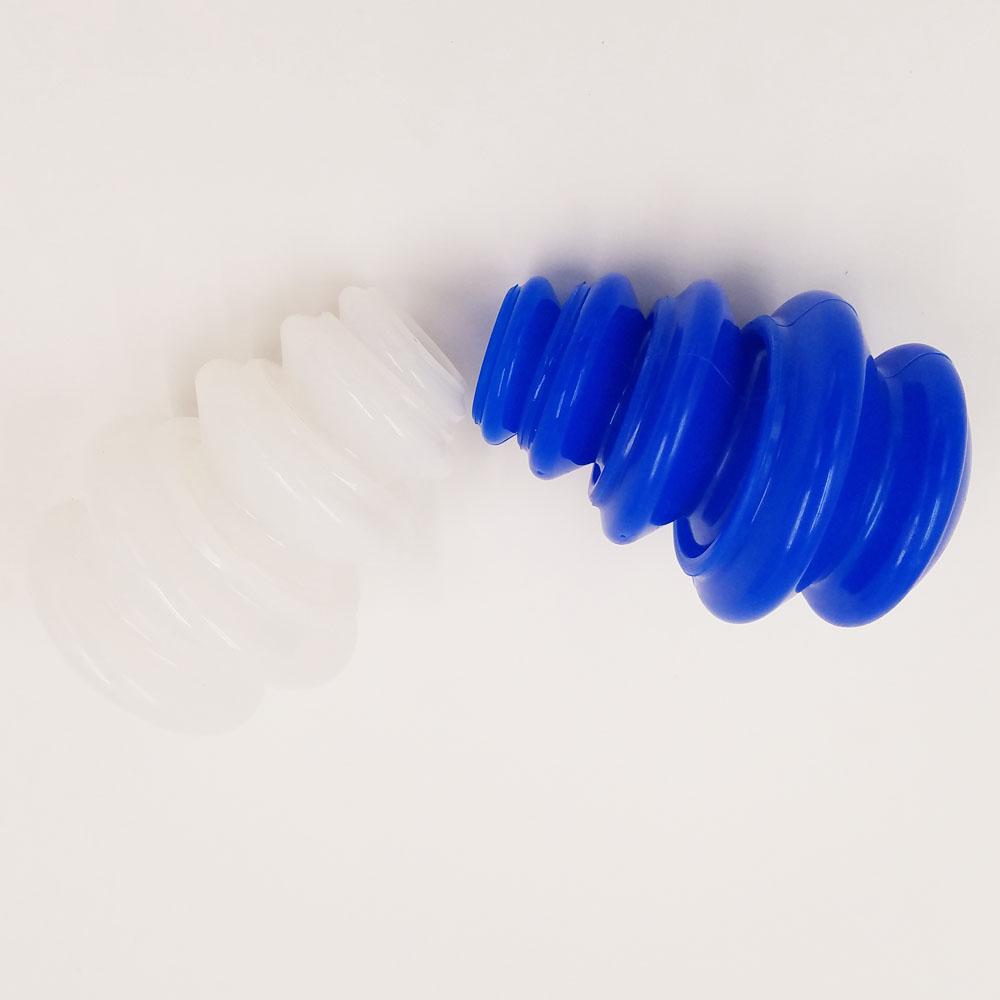 Cups applied to skin revealing even, healthy suction marks after a session