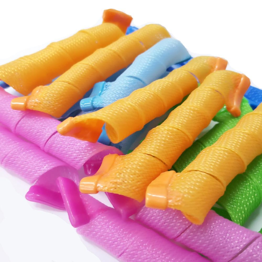 Textured roller surface with smooth colorful end caps