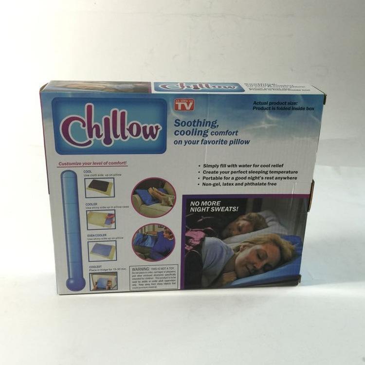 Packaging with fill instructions and safety info