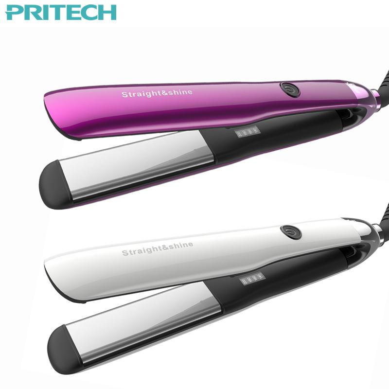 Straighteners arranged horizontally with open clamping design