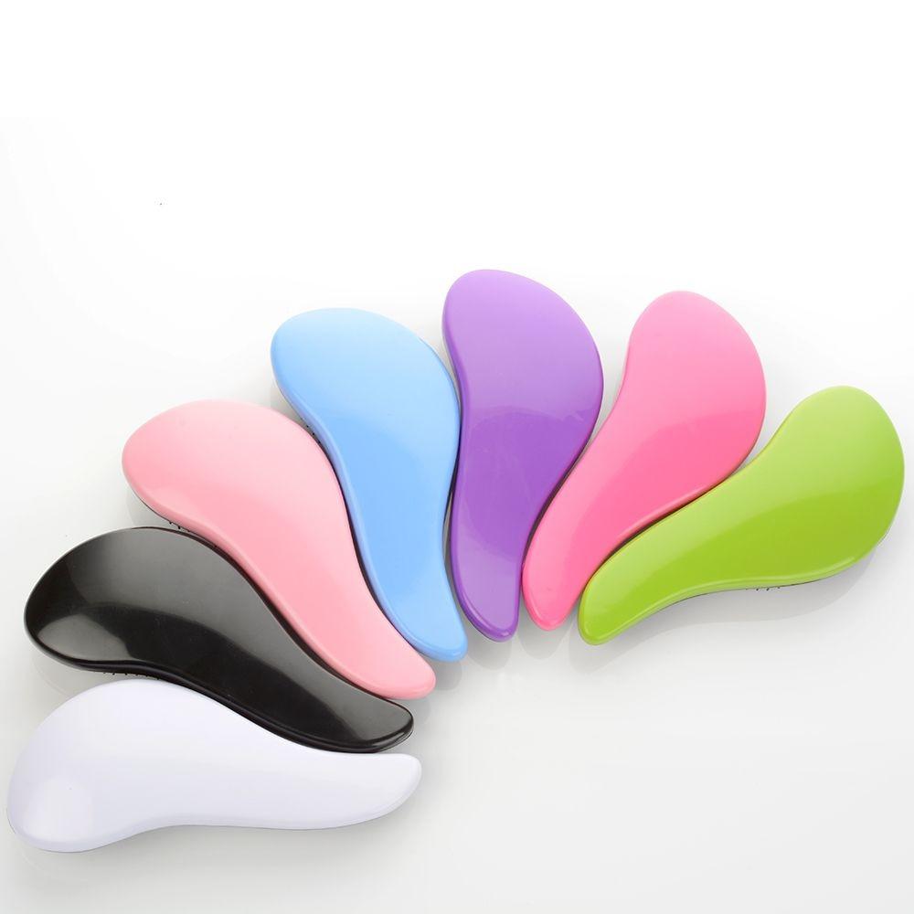 Colorful brush assortment showing curved ergonomic handles