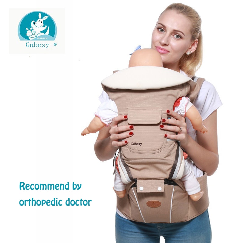 Gabesy Baby Carrier Ergonomic Carrier Backpack Hipseat for newborn and prevent o-type legs sling