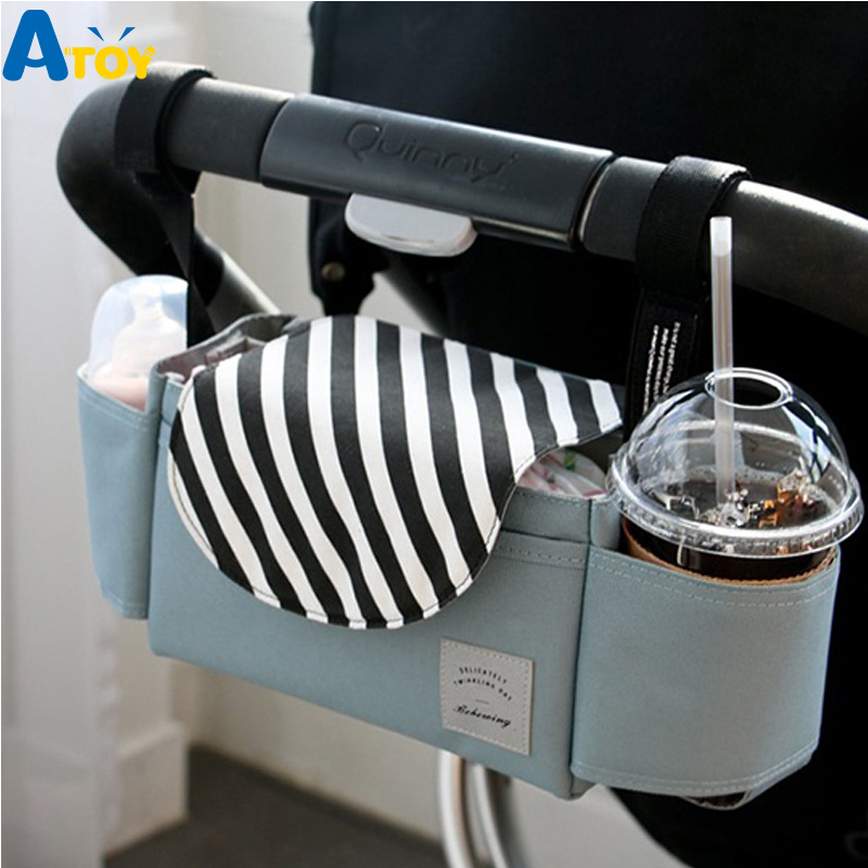 Baby Stroller Bag Diaper Bags Organizer Nappy Bag For Strollers Waterproof Hanging Organizer Outdoor