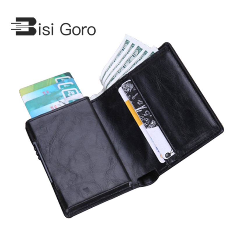 Credit Card Holder Card ID Holder Men And Women Anti RFID Protection Multi-function Wallet