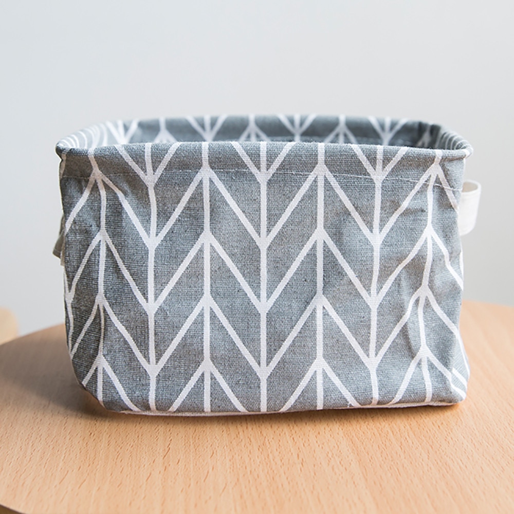 Foldable Colors Storage Bin Closet Toy Box Container Organizer Fabric Basket Home Desktop Storage Basket Bags
