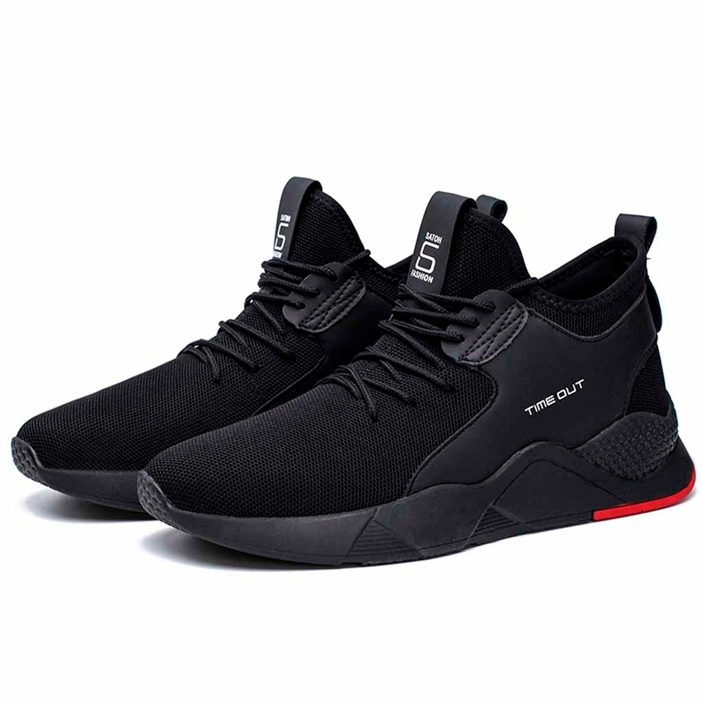 Men Casual Shoes Brand Men Shoes Men Sneakers Flats Mesh Slip On Loafers Fly Knit Breathable image 7