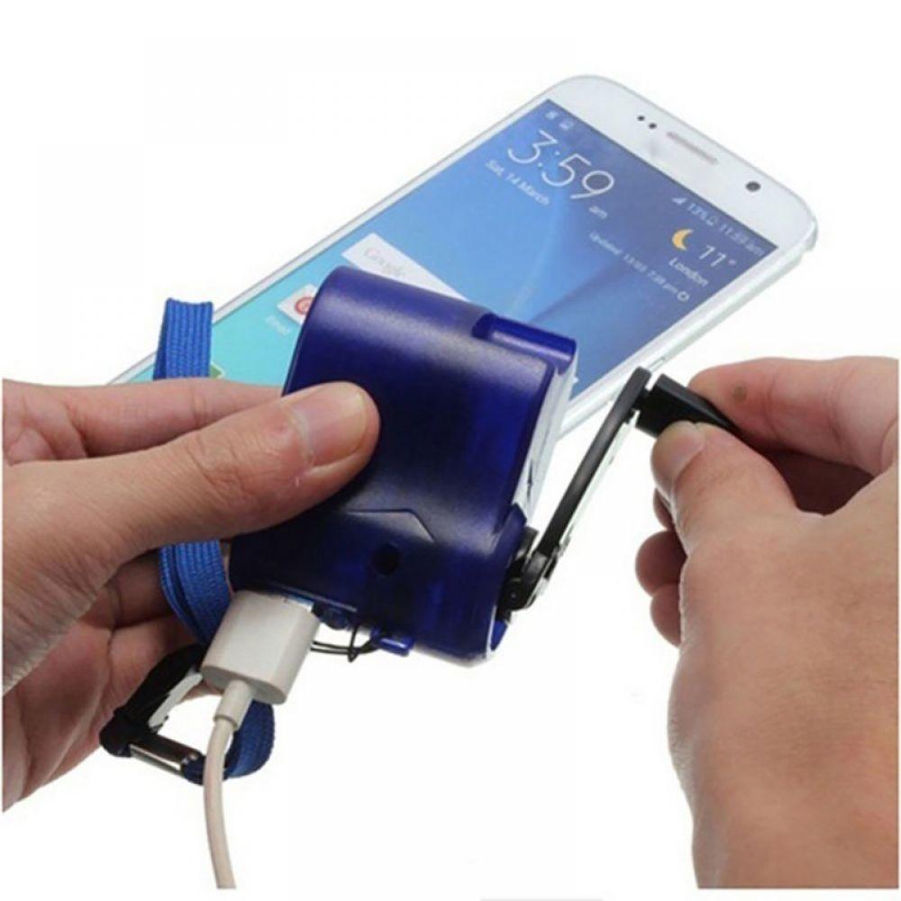 Hand-Crank Emergency Phone Charger for Outdoor Use