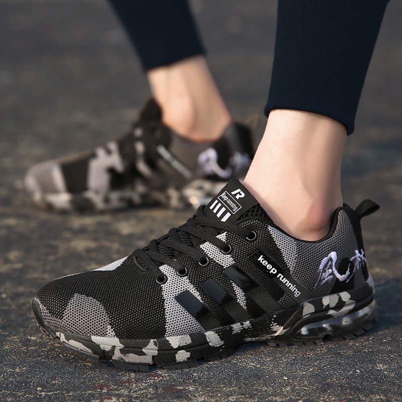 Running Shoes Men Adult Breathable Mehs Sport Shoes Athletic Walking Jogging Fitness Lace-up Couple Sneakers image 14