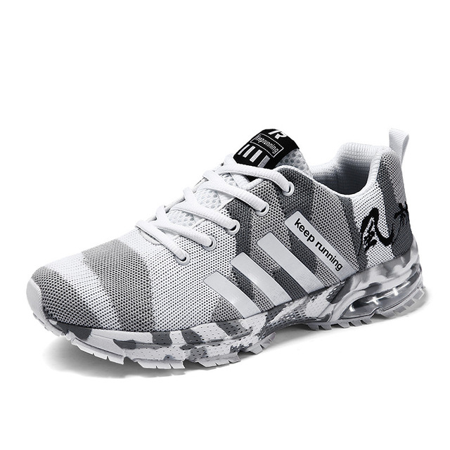 Running Shoes Men Adult Breathable Mehs Sport Shoes Athletic Walking Jogging Fitness Lace-up Couple Sneakers image 4