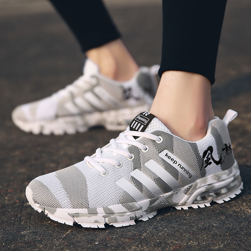 Running Shoes Men Adult Breathable Mehs Sport Shoes Athletic Walking Jogging Fitness Lace-up Couple Sneakers image 15