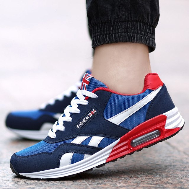 Men Running Shoes Breathable Trainers Sneakers Male Jogging Sports Shoes Bounce Trend Footwear image 3