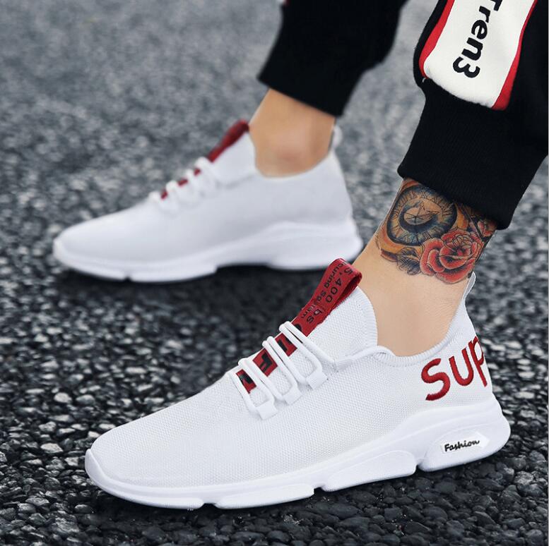 Men and Women Sneakers Outdoor Walking Lace up Breathable Mesh Super Light Jogging Sports Running Shoes image 9
