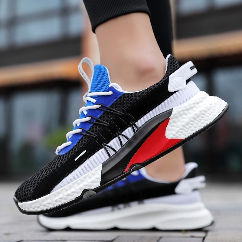 Sneakers Lightweight Comfortable Casual Shoes Zapatillas Hombre Colorblock Canvas Shoes image 7