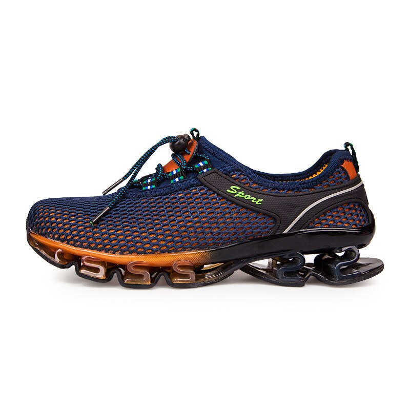 Men Air Mesh Casual Shoes Spring Summer Breathable Light Soft Slip On Footwear Trainers Flats Mens Walking Sneaker Shoe image 6