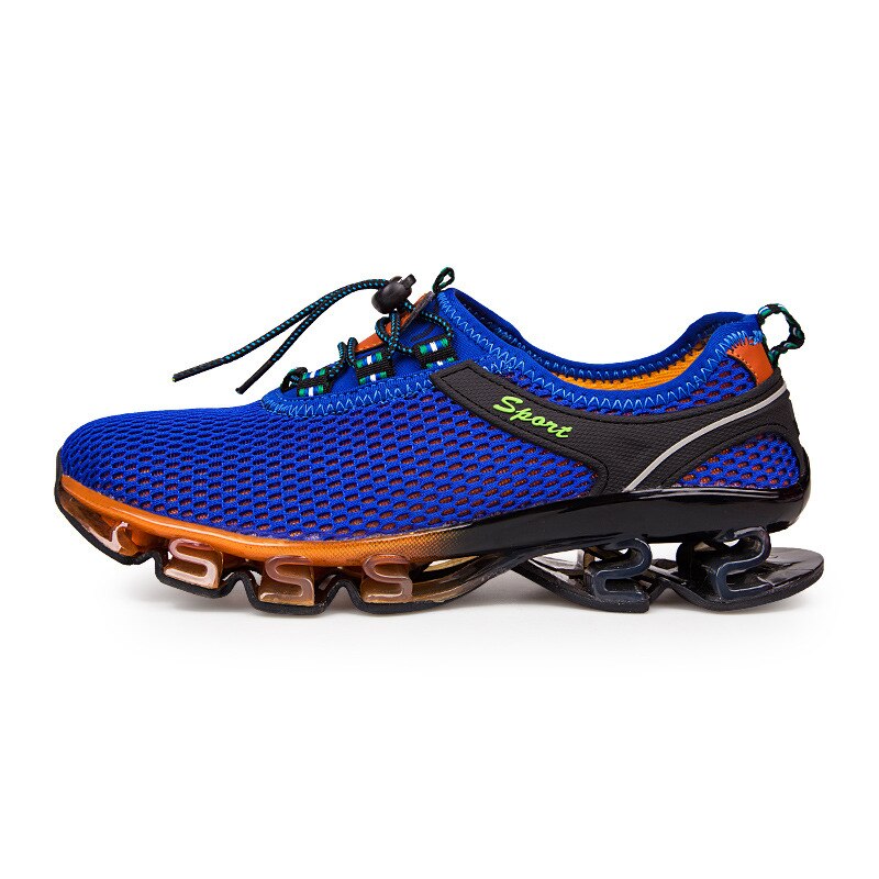 Men Air Mesh Casual Shoes Spring Summer Breathable Light Soft Slip On Footwear Trainers Flats Mens Walking Sneaker Shoe image 4