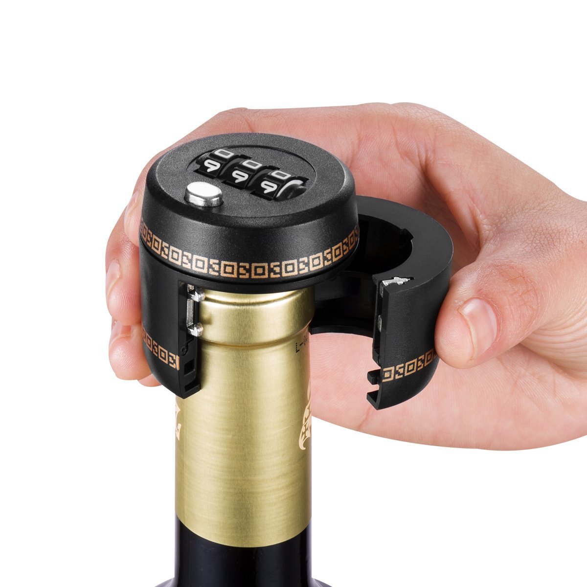 Bottle Password Lock Red Wine Stopper New Combination Vacuum High ...