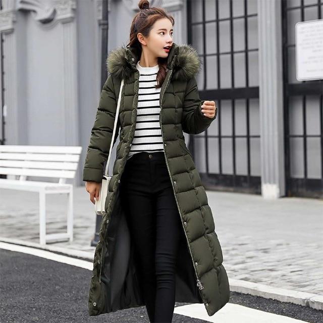 Manteau-Parka long à capuche imperméable et chaud saison hiver pour femme |  eBay