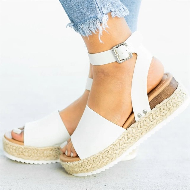 Leopard Wedges Sandals For Women High Heels Summer Shoes image 15
