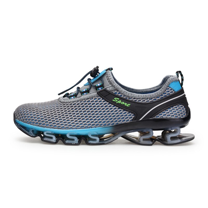 Men Air Mesh Casual Shoes Spring Summer Breathable Light Soft Slip On Footwear Trainers Flats Mens Walking Sneaker Shoe image 5