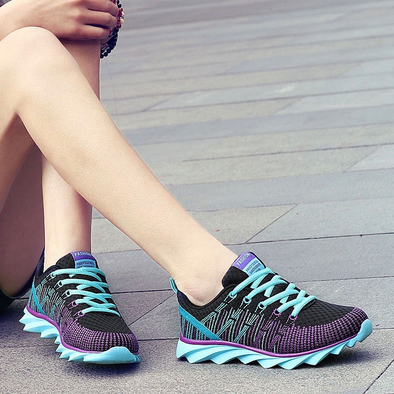 Golden Sapling Womens Tennis Shoes Woman Sneakers Breathable Fabric Air Mesh Lace Women's Sneakers image 7
