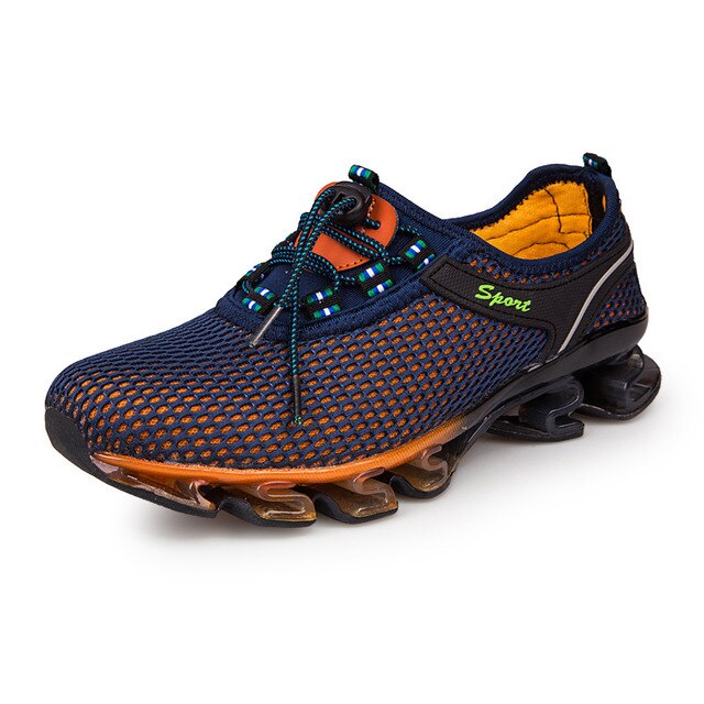 Men Air Mesh Casual Shoes Spring Summer Breathable Light Soft Slip On Footwear Trainers Flats Mens Walking Sneaker Shoe