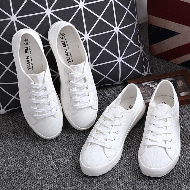 White Canvas Shoes Sports Tennis Women Shoes Autumn Flat Oxford Shoes Woman Female Wild Literary Shoes image 3