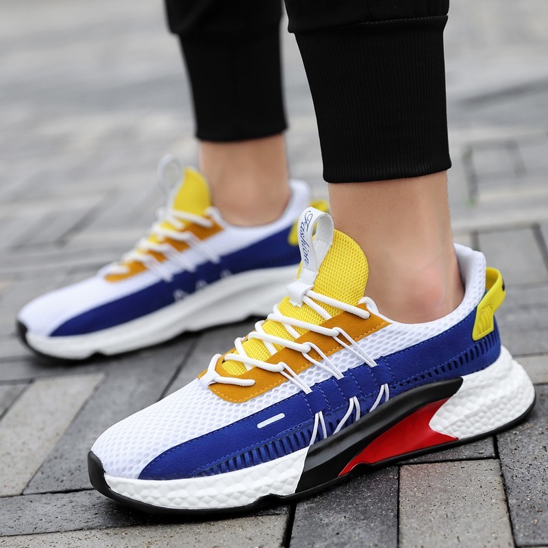 Sneakers Lightweight Comfortable Casual Shoes Zapatillas Hombre Colorblock Canvas Shoes