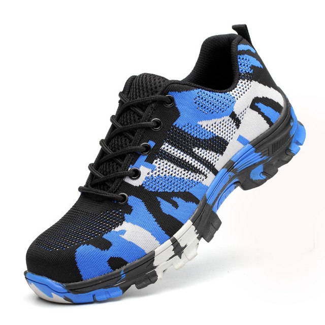 Steel Toe Safety Boots Outdoor Breathable Safety Shoes For Men Puncture-Proof Workers Sneakers image 4