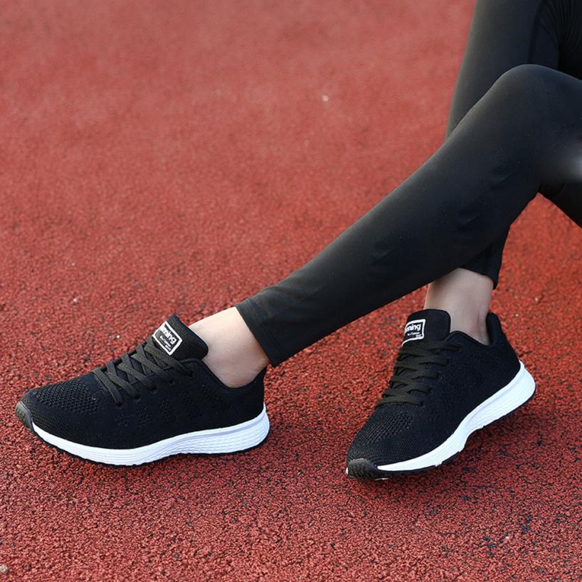 Sport Women Cushion Sports Shoes Outdoor Breathable Rose Mesh Sneakers image 8