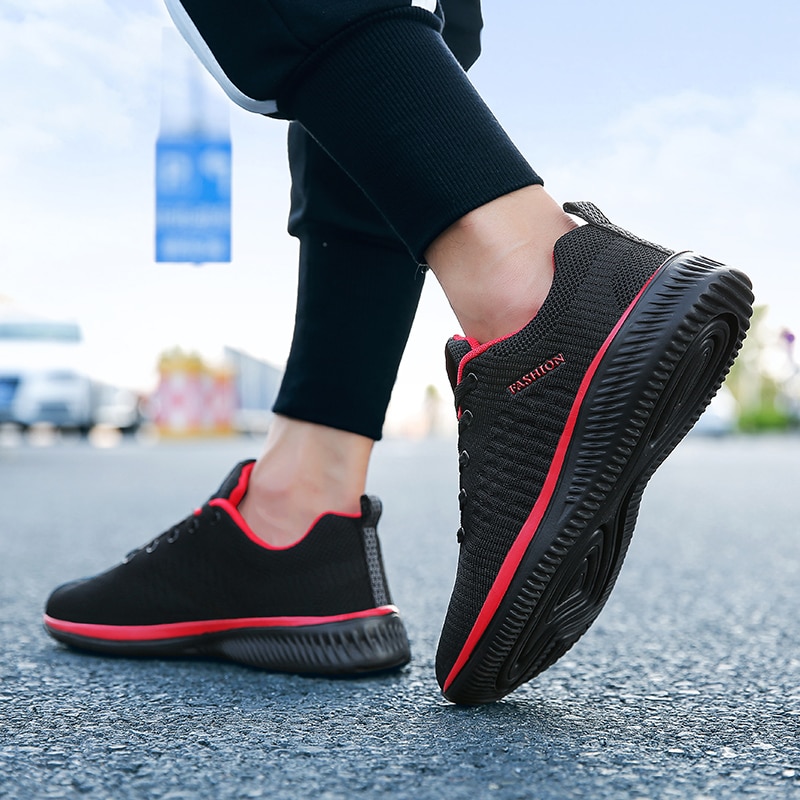 Unisex Sneakers Breathable Casual Shoes Men Air Mesh Casual Flats Shoes image 8