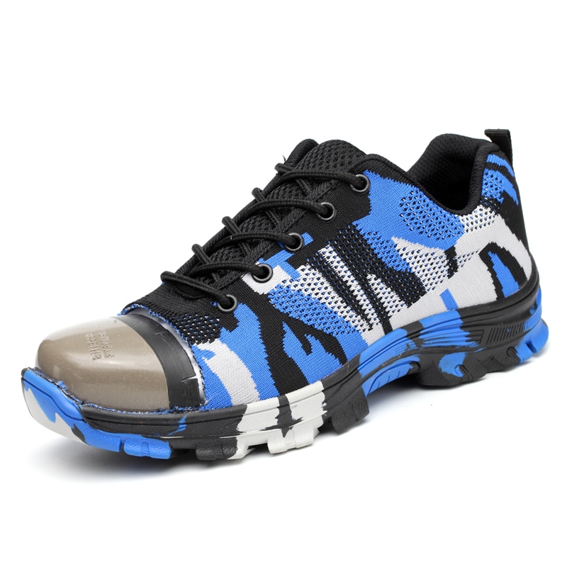 Steel Toe Safety Boots Outdoor Breathable Safety Shoes For Men Puncture-Proof Workers Sneakers image 8