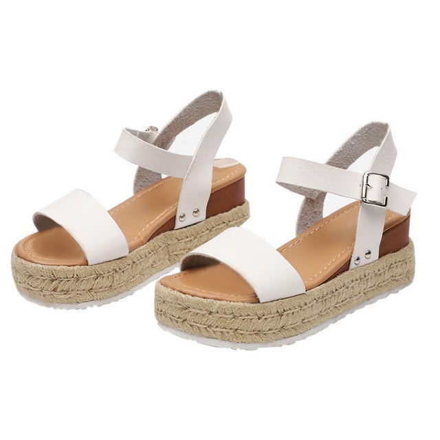 Leopard Wedges Sandals For Women High Heels Summer Shoes image 6
