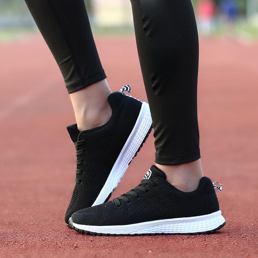 Sport Women Cushion Sports Shoes Outdoor Breathable Rose Mesh Sneakers image 7