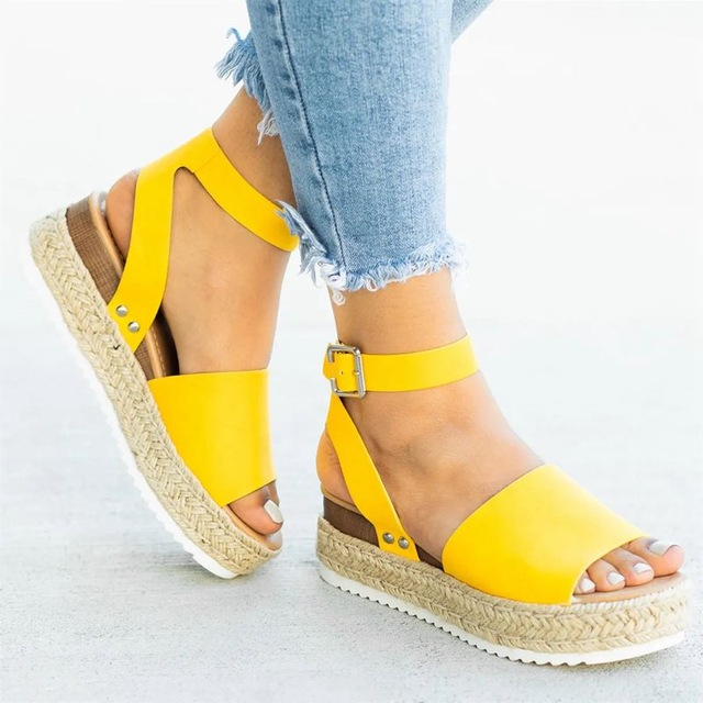 Leopard Wedges Sandals For Women High Heels Summer Shoes image 12