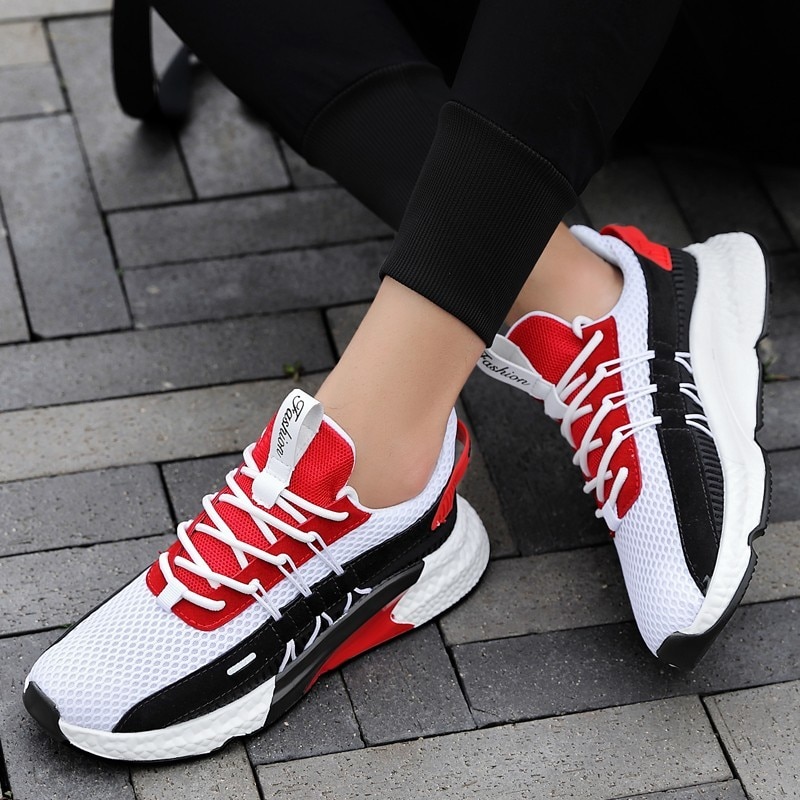Sneakers Lightweight Comfortable Casual Shoes Zapatillas Hombre Colorblock Canvas Shoes image 9