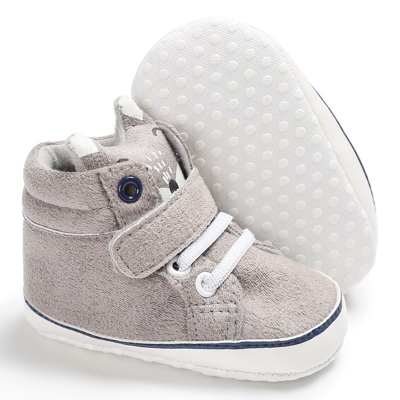 Baby Autumn Shoes Kid Boy Girl Fox Head Lace Cotton Cloth First Walker Anti-slip Soft Sole Toddler Sneaker 1 Pair image 12