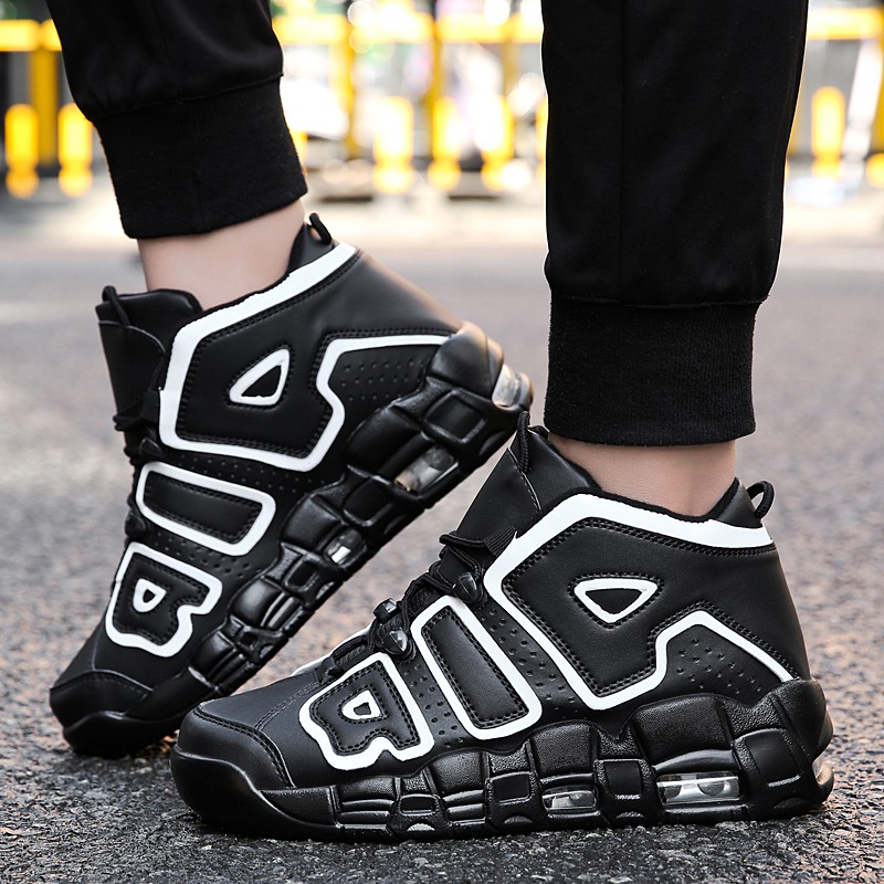 Basketball Shoes Men Air Sports Shoes High Tops Mens Basketball Sneakers Athletics Basket Shoes Chaussures de basket Black shoes image 10