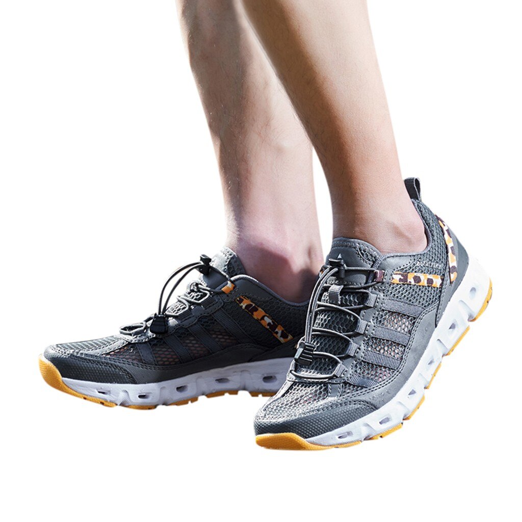 Men's Outdoor wading and quick drying shoes casual sports breathable non slip wear resistant upstream shoes image 7