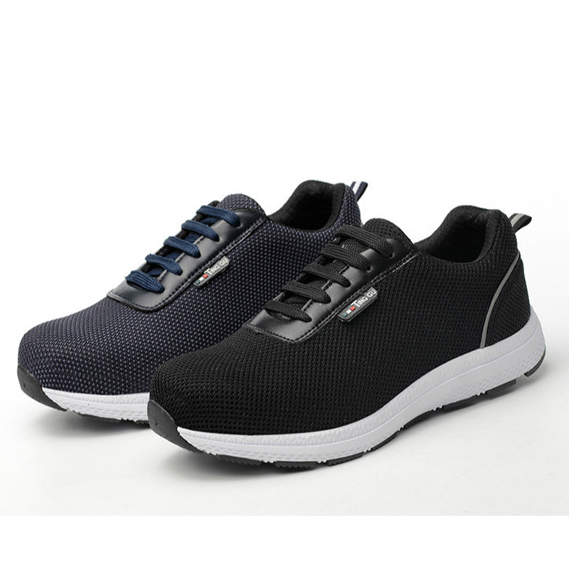 Men's Safety Shoes Men Steel Toe Cap Breathable Mesh Ultral Light Casual Shoes Labor Insurance Protective Steel Toe Work Shoes image 6