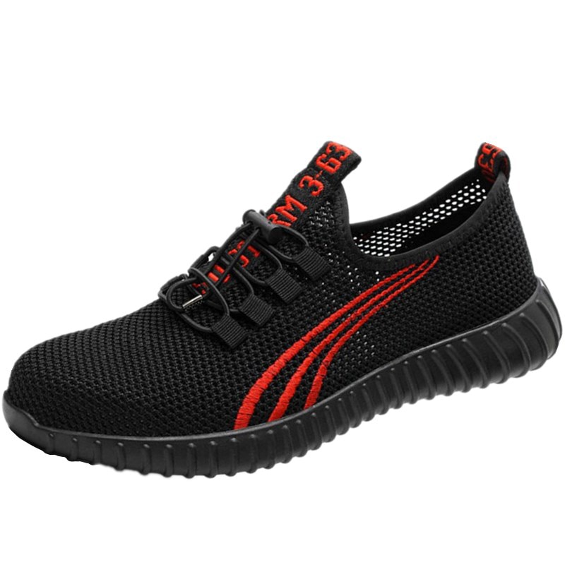 Men's Breathable Work Safety Shoes Men Outdoor Anti-slip Steel Puncture Proof Construction Safety Boots Shoes image 6