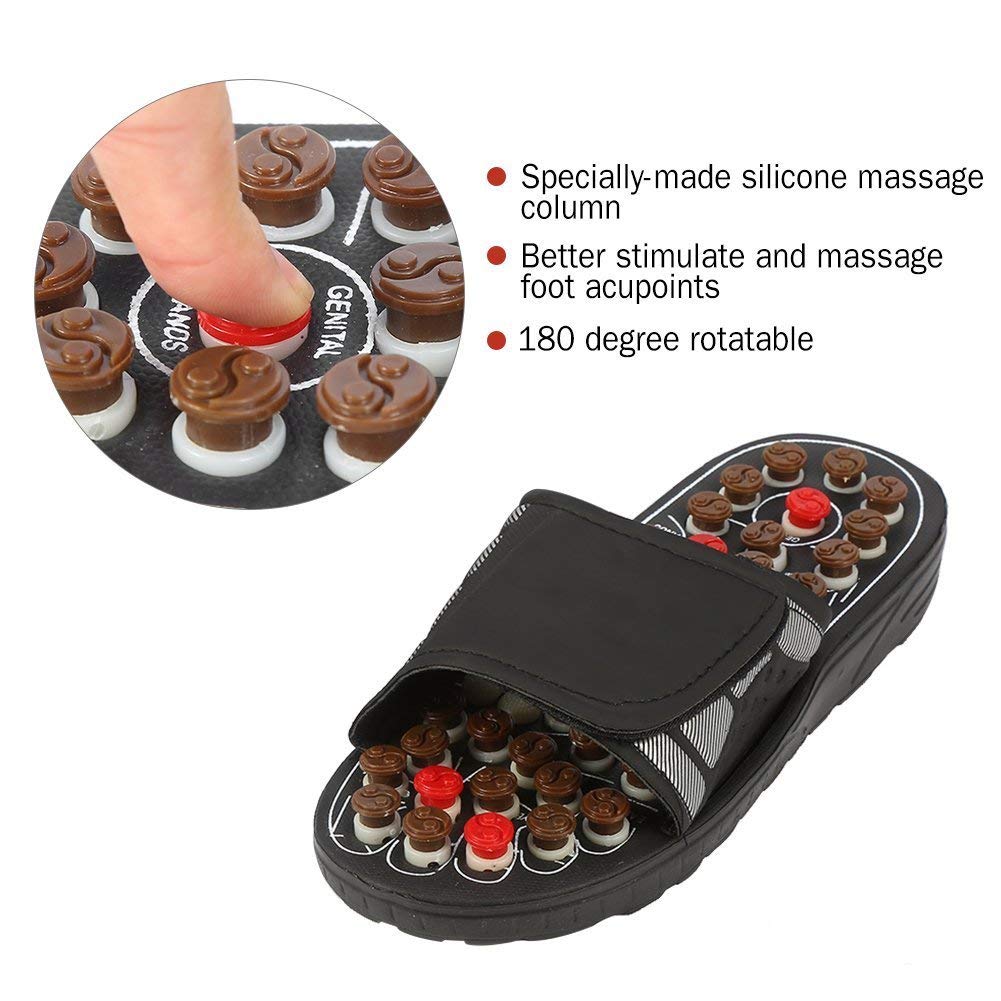 Foot Massage Slippers Acupuncture Therapy Massager Shoes For Foot Acupoint Activating Reflexology Feet Care Massageador Sandal image 5